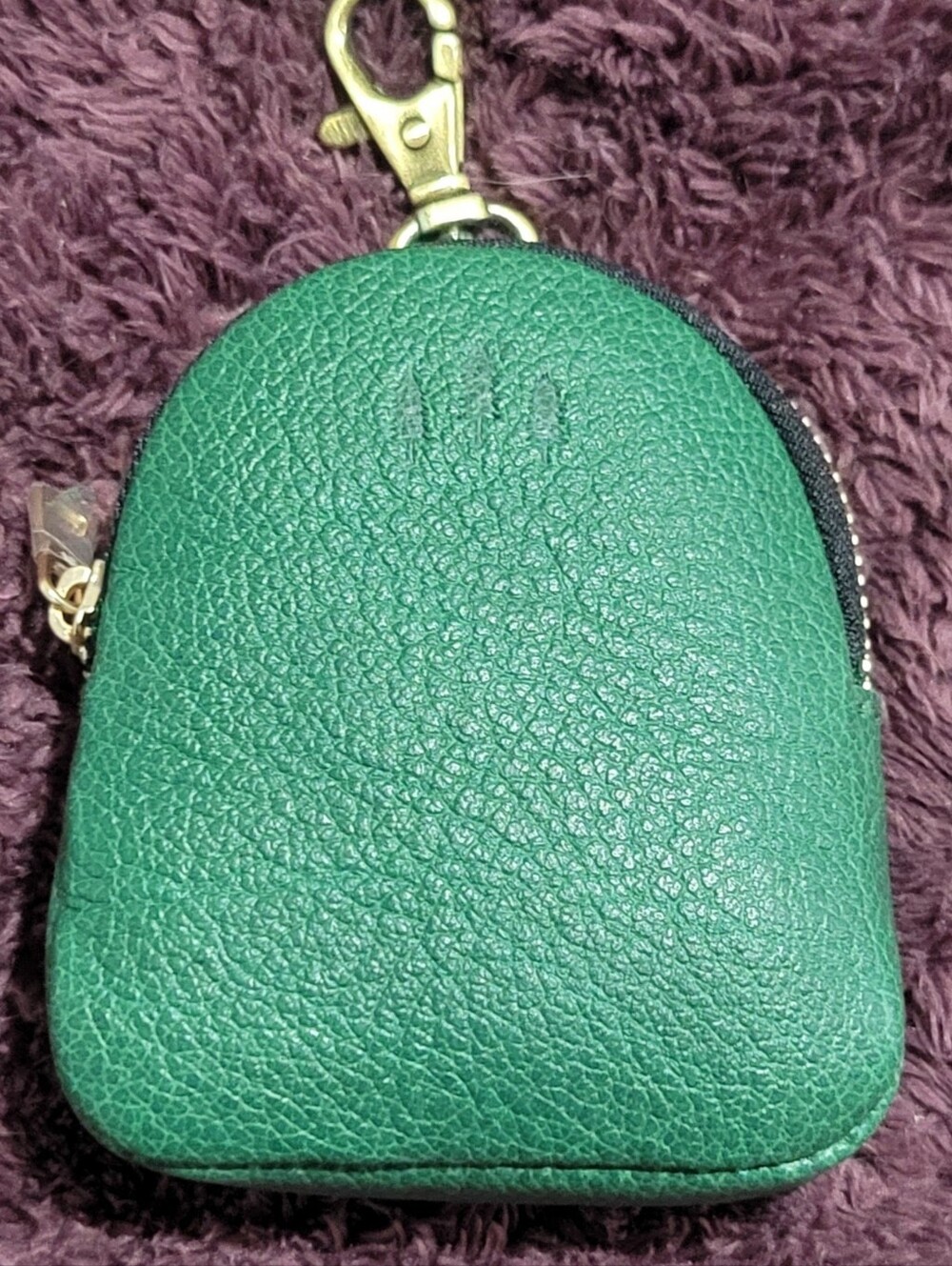 Portland Leather Goods Bacalar Itsy Bitsy Leather Key Pouch with Clip